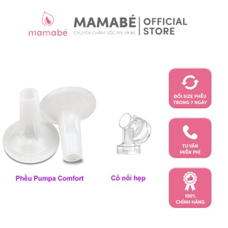 Combo 2 Phễu Hút Sữa Pumpa kèm Cổ Nối Hẹp / Phụ Kiện Máy Hút Sữa Cho Cổ Nối Hẹp