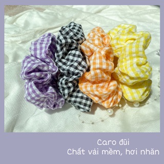 Cột tóc Scrunchies KẺ CARO