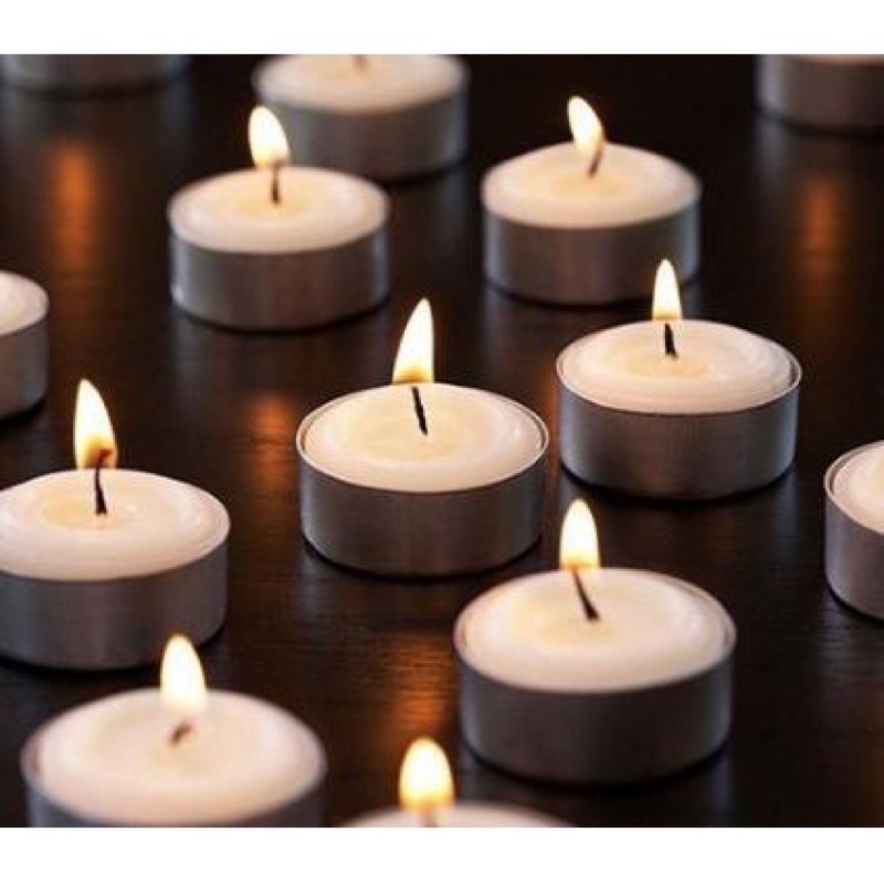 Nến tròn sáp tealight không mùi,không khói trang trí sinh nhật cầu hôn kỉ niệm,nến xông tinh dầu