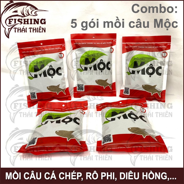 Mồi câu cá, mồi mộc đỏ chuyên câu cá rô phi, cá diêu hồng, chép, trắm, trôi,...