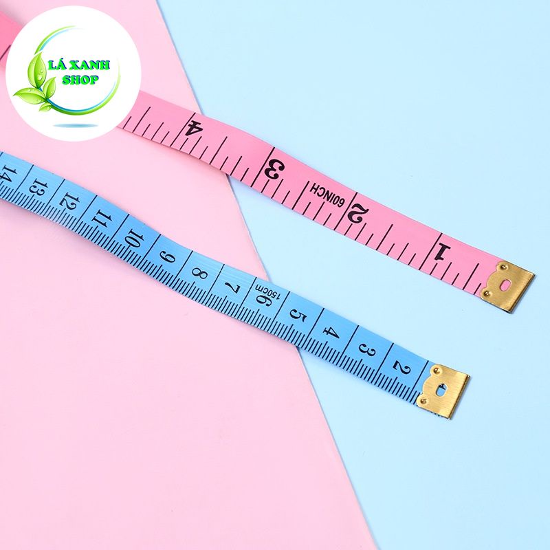 Thước Dây Mềm Đầu Thép H4 Đo Quần Áo May Đồ - Đo Eo 3 Vòng Kiểm Tra Sức Khỏe 1.5 Mét