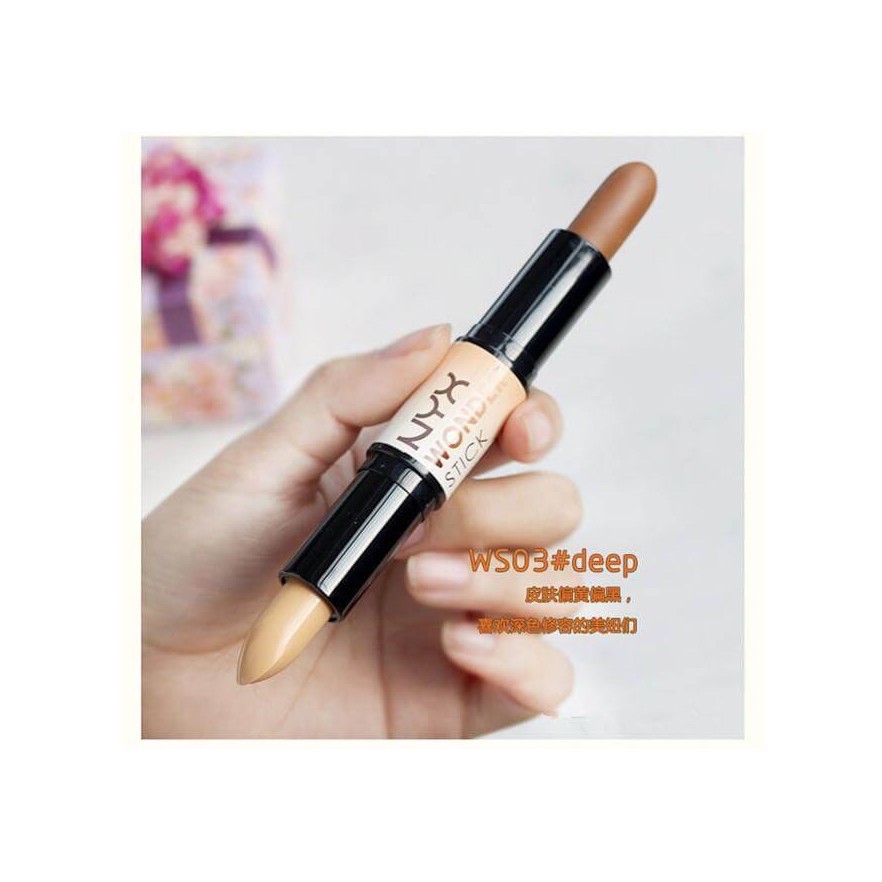 Bút Che Khuyết Điểm Tạo Khối 2 Đầu NYX Highlight And Contour Wonder Stick