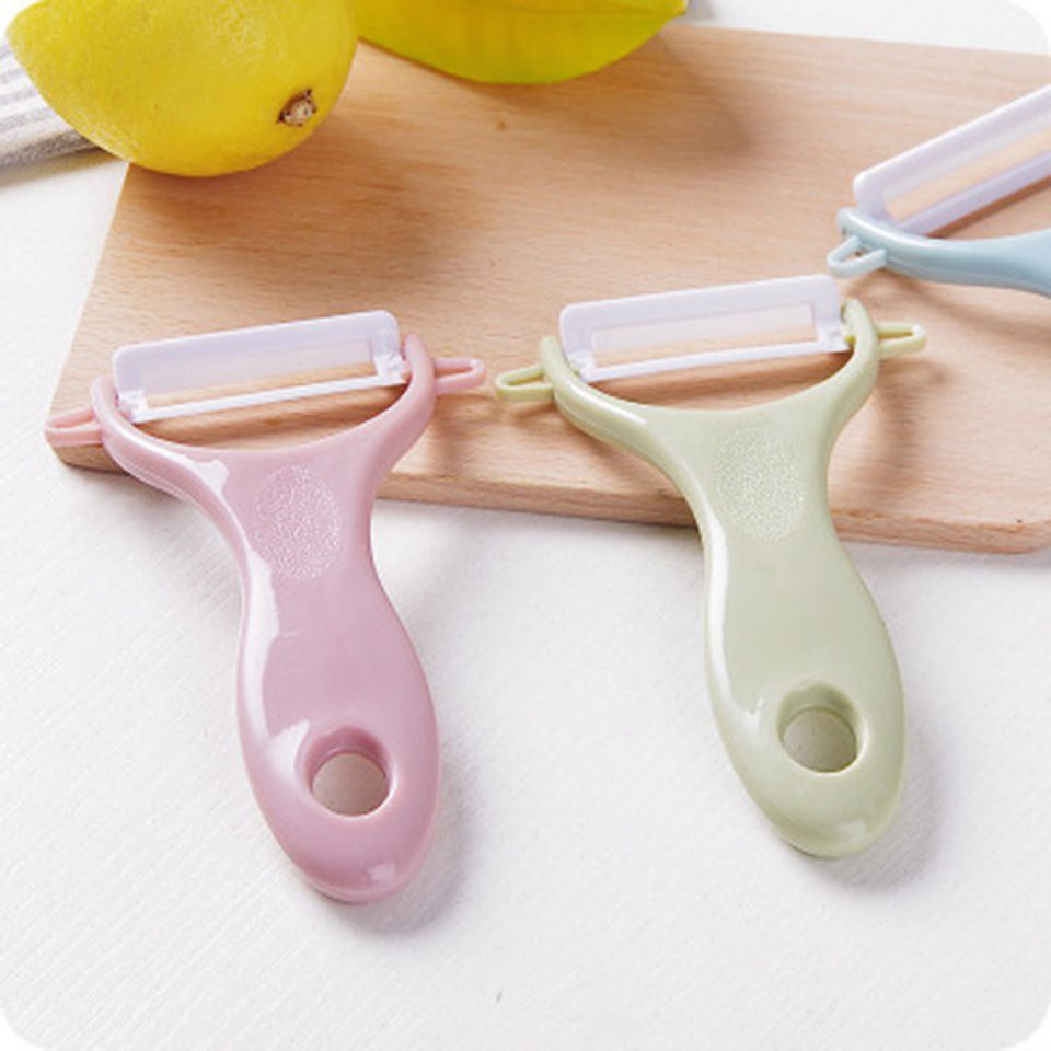 Dụng cụ gọt vỏ trái cây rau củ bằng gốm sáng tạo cho nhà bếp