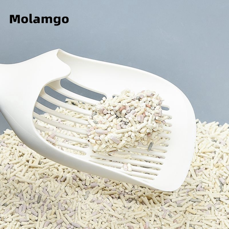 Tay cầm dài Cat Poop Xẻng Cát cho mèo ăn Bentonite Đậu phụ cho mèo