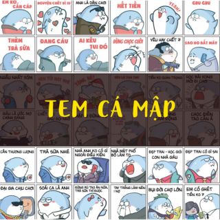 In sticker nhiều màu
