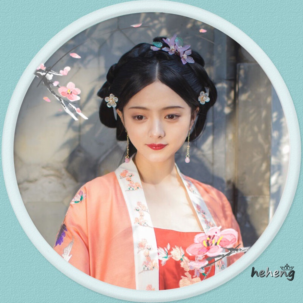 Nĩa Cài Tóc Đính Ngọc Trai Nhân Tạo Màu Sắc Retro