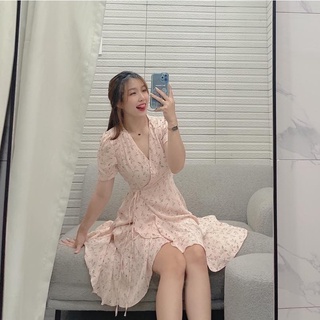 BIGSIZE B58 - ĐẦM HOA LAI BÈO (Ảnh thật)