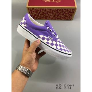 Vans Violet Indigo Classic Morning Glory Giày trượt ván Đàn ông thấp nhất Phụ nữ Giày vải thông thường Màu tím 36-44