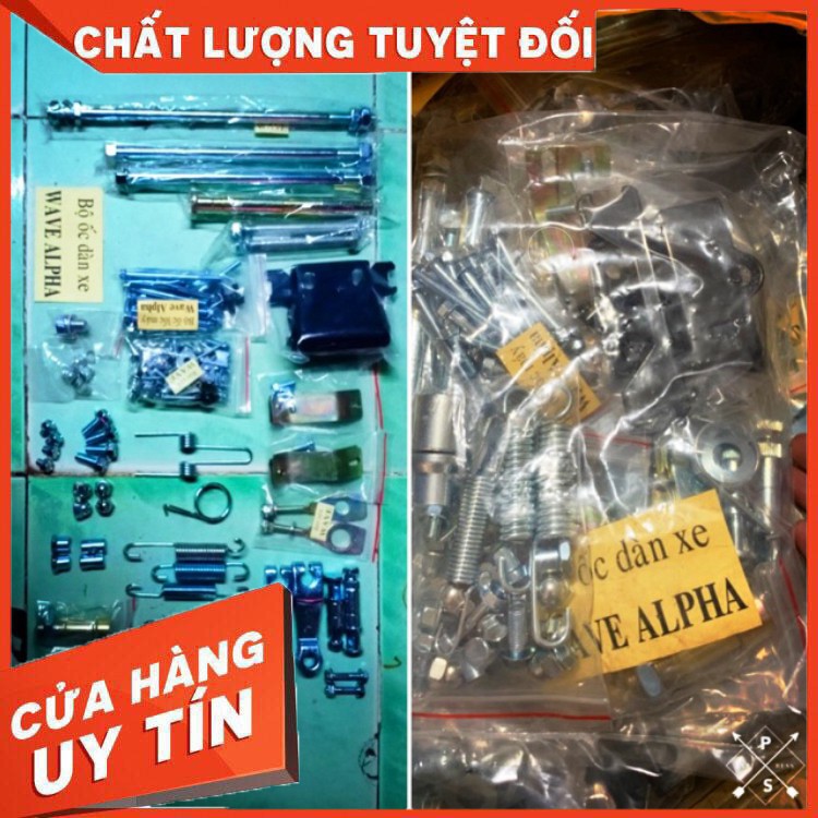 Bộ Ốc WAVE ALPHA CỰC ĐẸP FULL 98% Xi Mạ Nhật Bản SẢN PHẨM TỐT CHẤT LƯỢNG BẢO HÀNH 6 - 12 THÁNG