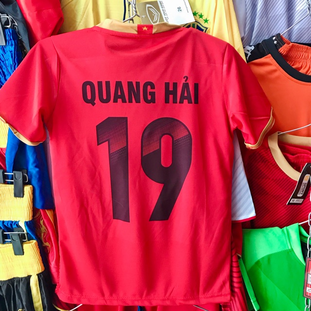 Bộ đá bóng Quang Hải-19 đội tuyển Việt Nam, Hà Nội trẻ em mẫu mới