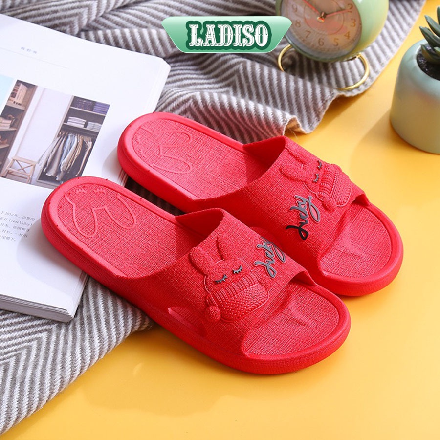 Dép nữ quai ngang đi trong nhà ngoài trời cực xinh chất liệu cao su non cao cấp siêu êm LADISO TT365