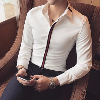 áo sơ mi nam cổ trụ haàng đẹp vải tốt