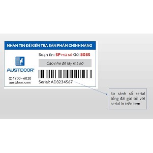 Bộ đảo chiều khi gặp vật cản Austdoor cho cửa cuốn