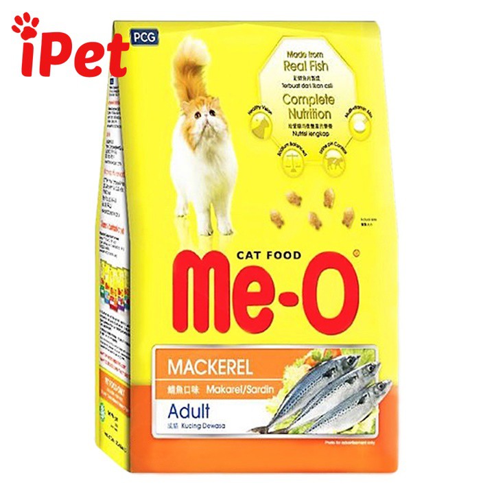 Thức Ăn Cho Mèo - Đồ Ăn Hạt Khô Me-O Adult 350gr - iPet Shop