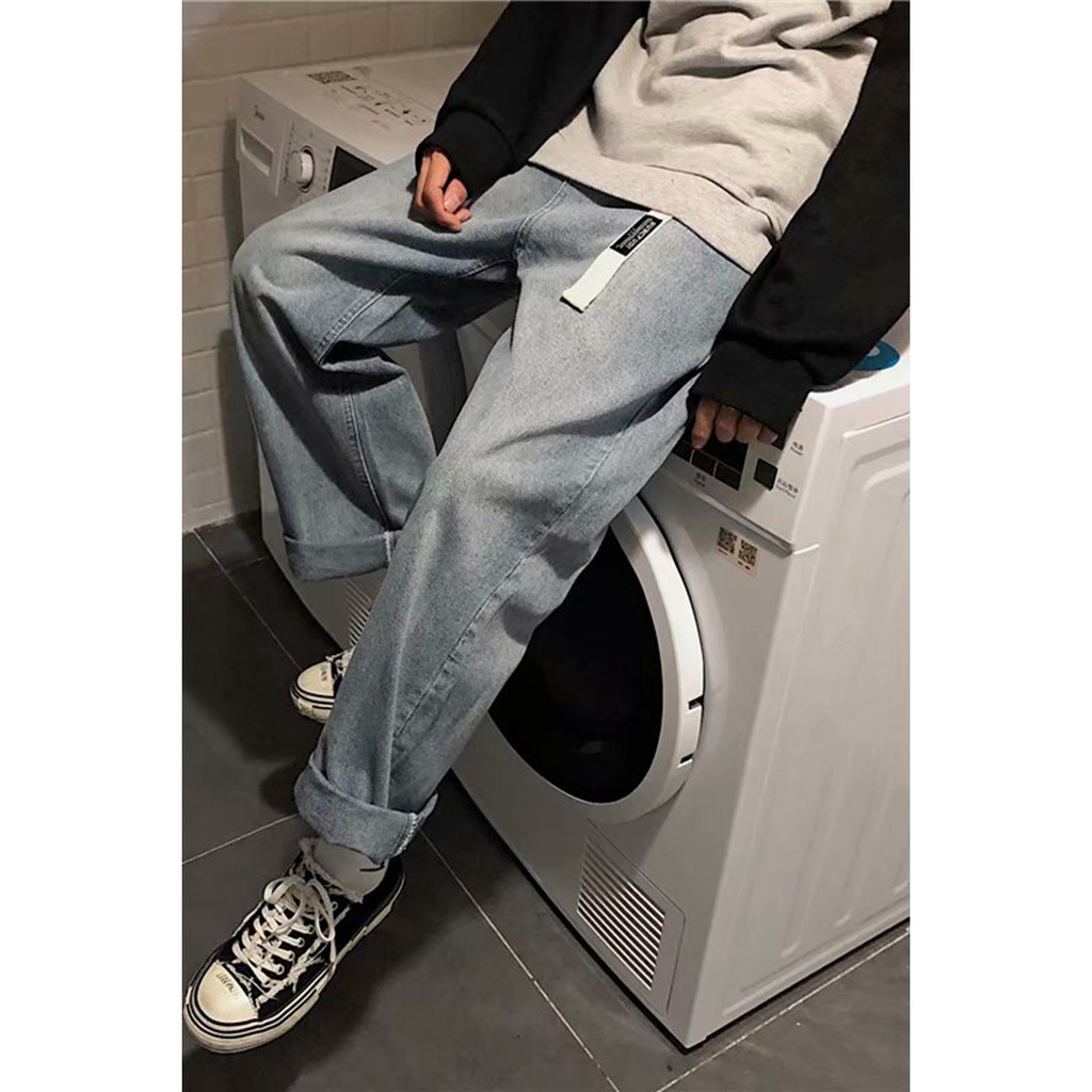 Quần Baggy Jean có đai dáng suông ống rộng - Quần bò giá tốt nhất thị trường- Q9 | BigBuy360 - bigbuy360.vn