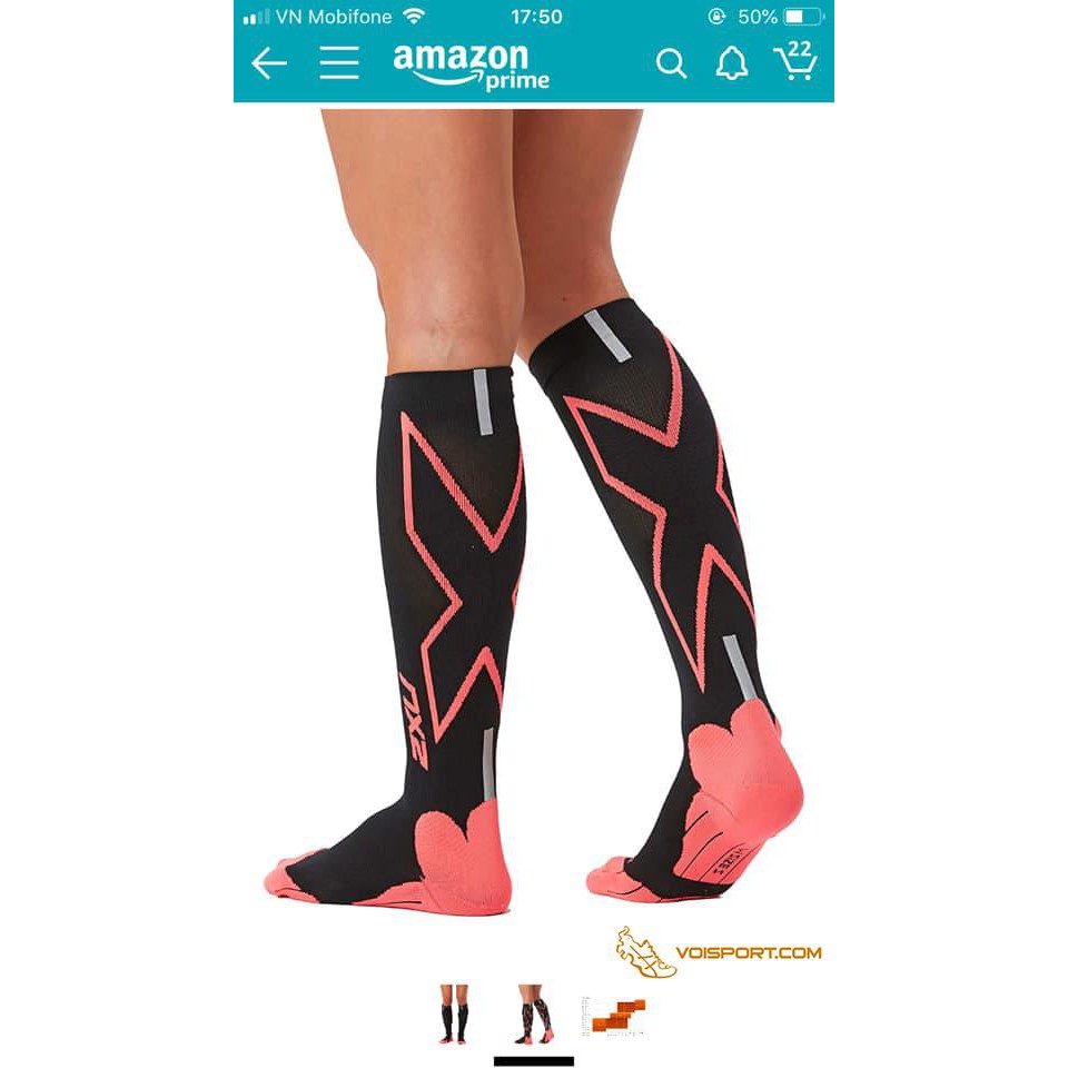 2XU women compression socks