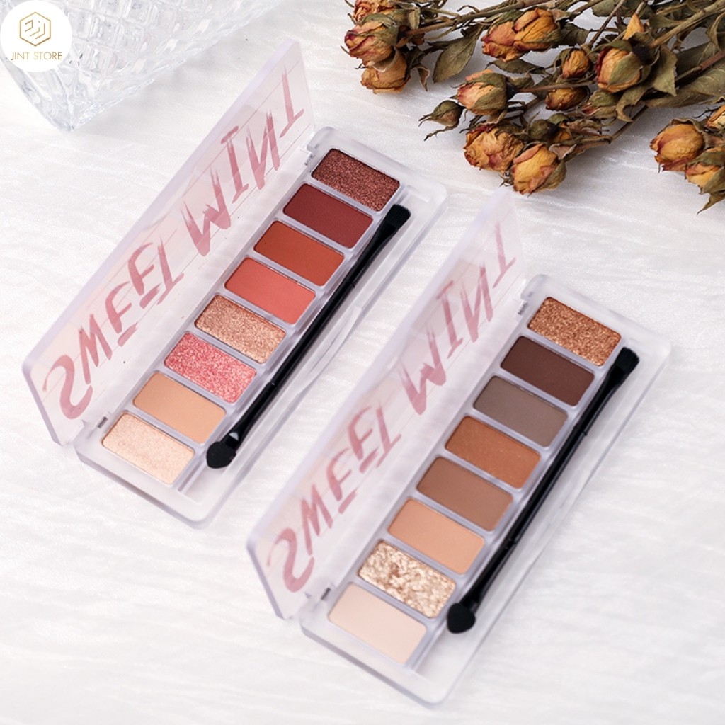 Phấn Mắt Sweet Mint 8 Ô Màu Kèm Cọ