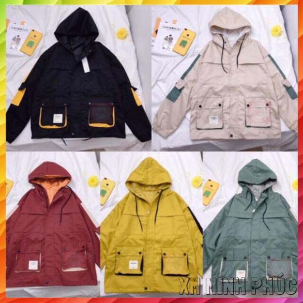 Áo khoác kaki form rộng, 6 túi hộp, có túi trong tiện lợi, kèm hình thật ảnh sàn ❤ MP | BigBuy360 - bigbuy360.vn