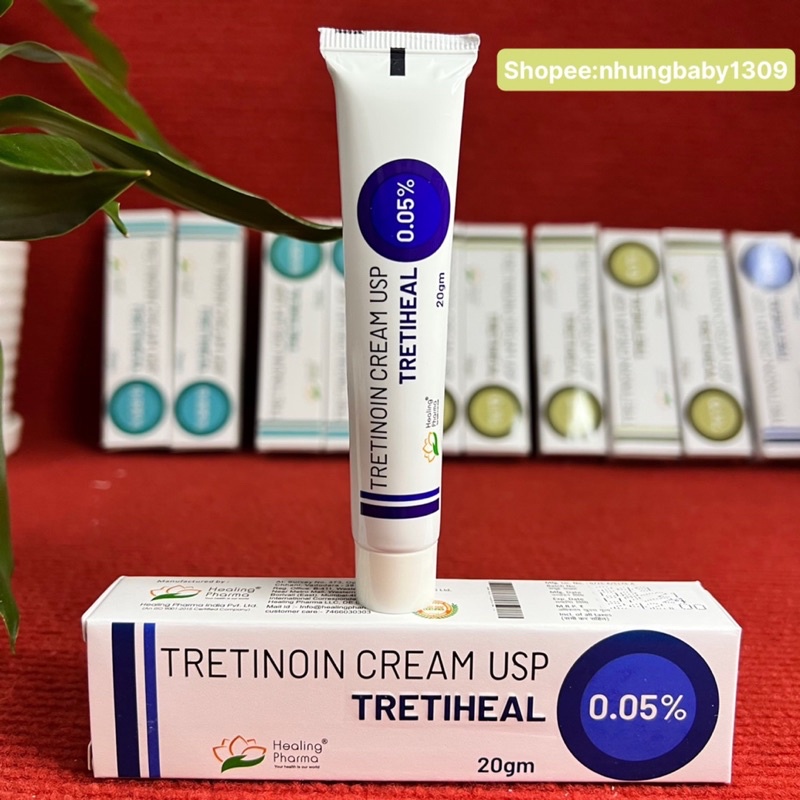 Kem tretinoin TRETIHEAL giảm mụn chống lão hoá
