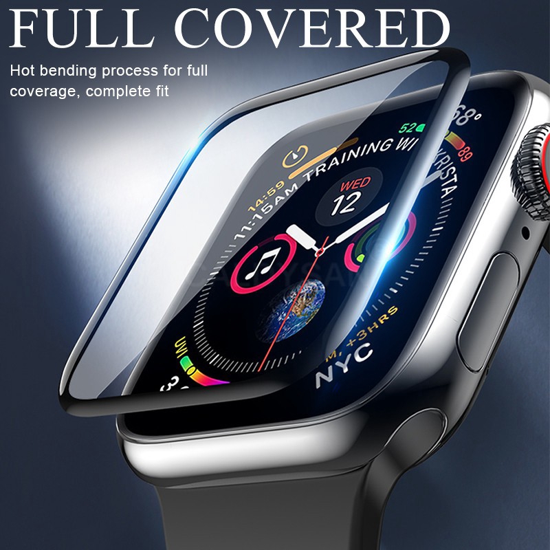 20D Curved Full Cover Tempered GlassScreen Protector iwatch 38 40 42 44 mm For Apple Watch 1/2/3/4