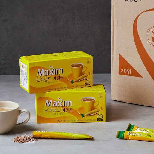 Cà Phê Hòa Tan Maxim Mocha Hàn Quốc Hộp 20 Gói