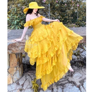 Đầm maxi ❤️Freeship❤️ Váy nữ đi biển đẹp