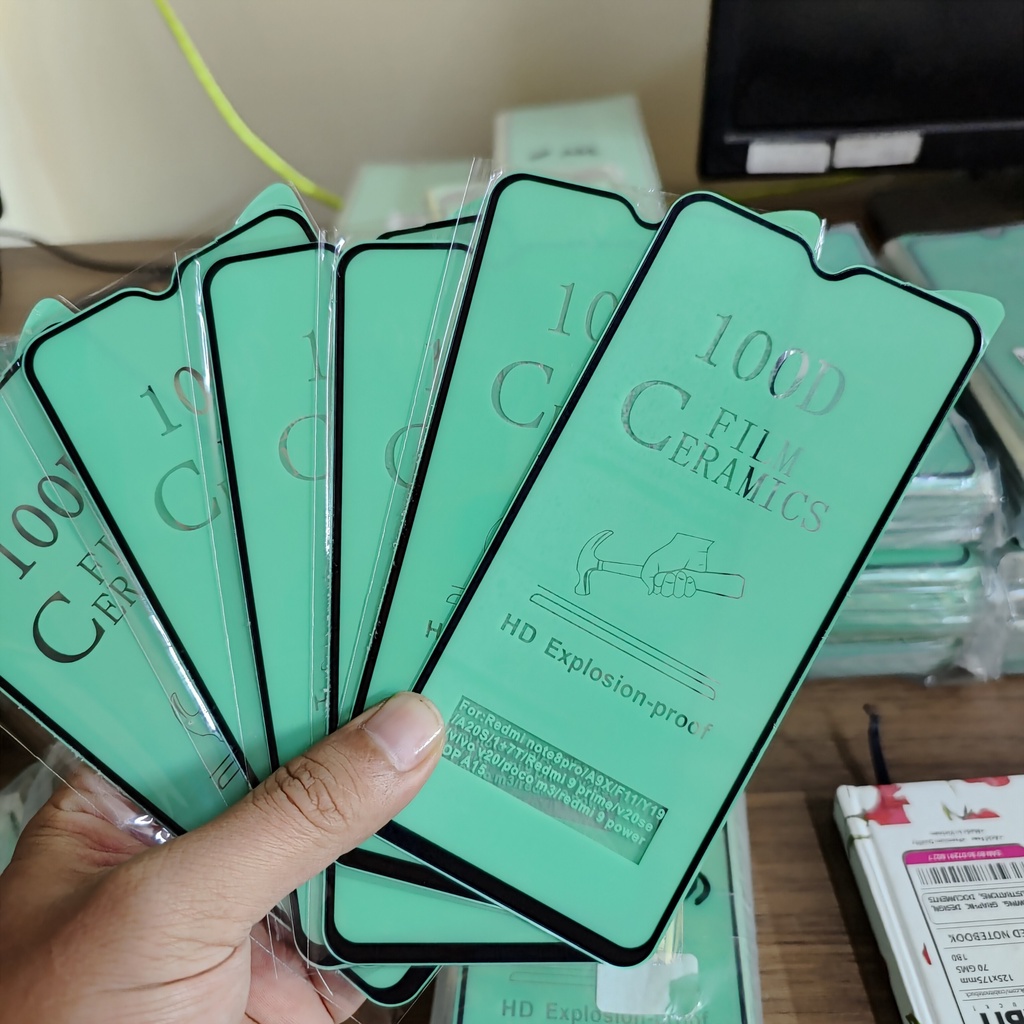 Miếng dán kính cường lực full màn hình Oppo|Cường lực dẻo 100D full màn hình|Cường lực chống mẻ vỡ viền siêu mỏng