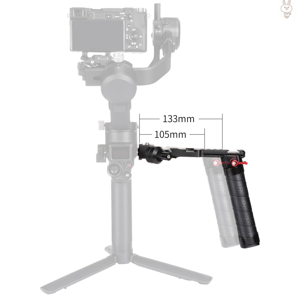 Tay Cầm Bằng Nhôm Andoer Thay Thế Cho Dji Ronin S 2 / Ronin Sc 2 Gimble 1 / 4 3 / 8