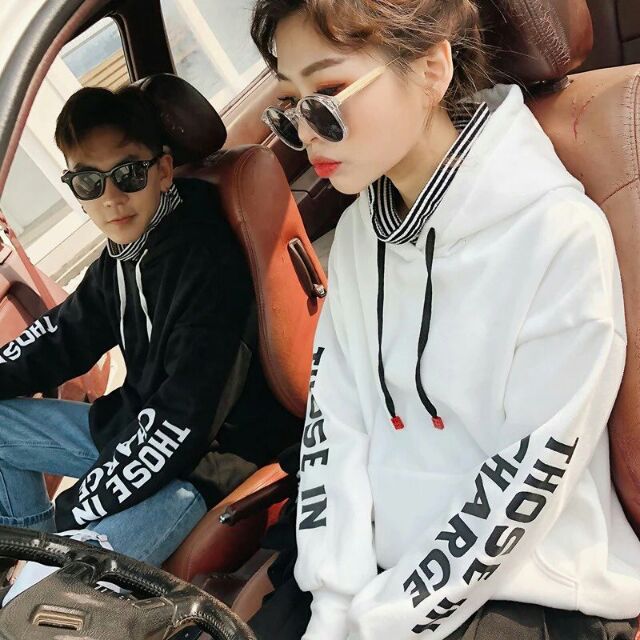 Áo hoodie nam nữ phối chữ FREESIZE | BigBuy360 - bigbuy360.vn
