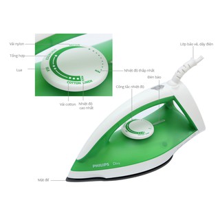 Bàn là khô Philips GC122 (GC-122) - 1200W