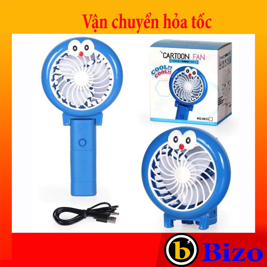 [SIÊU MÁT] Quạt cầm tay mini tích điện, có thể gập gọn để bàn, pin siêu bền | BigBuy360 - bigbuy360.vn