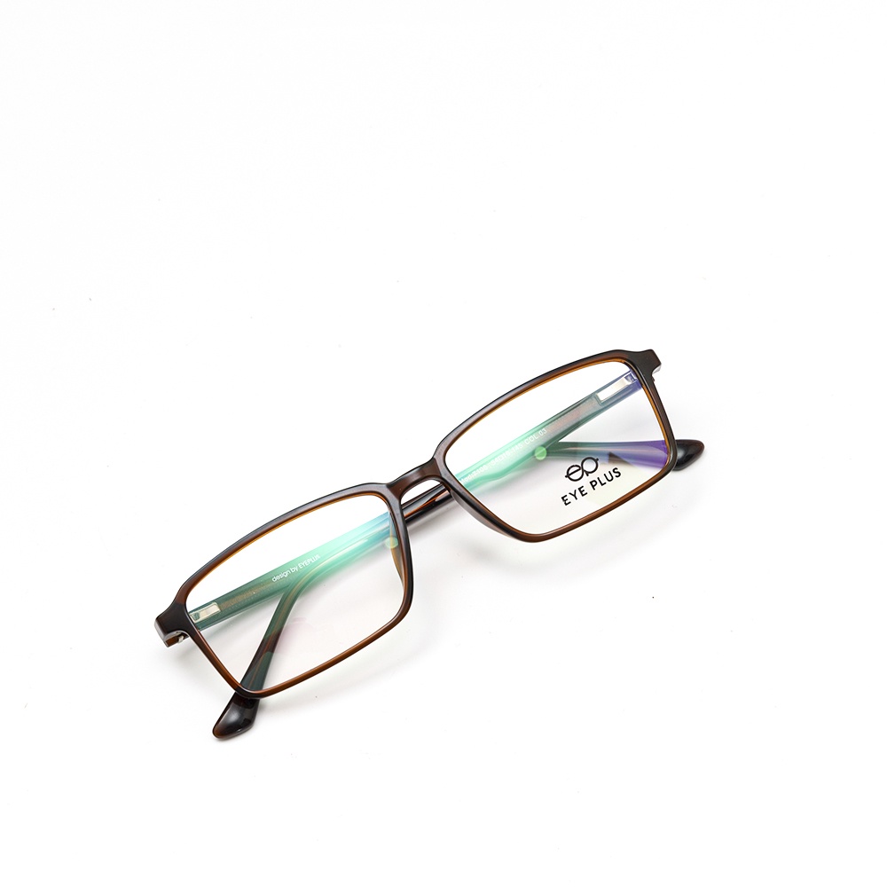 Gọng kính mắt cận nam nữ thời trang EYE PLUS nhựa cao cấp dáng vuông to E450-7108