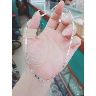 Dây chuyền bạc ta cho bé - dây nike