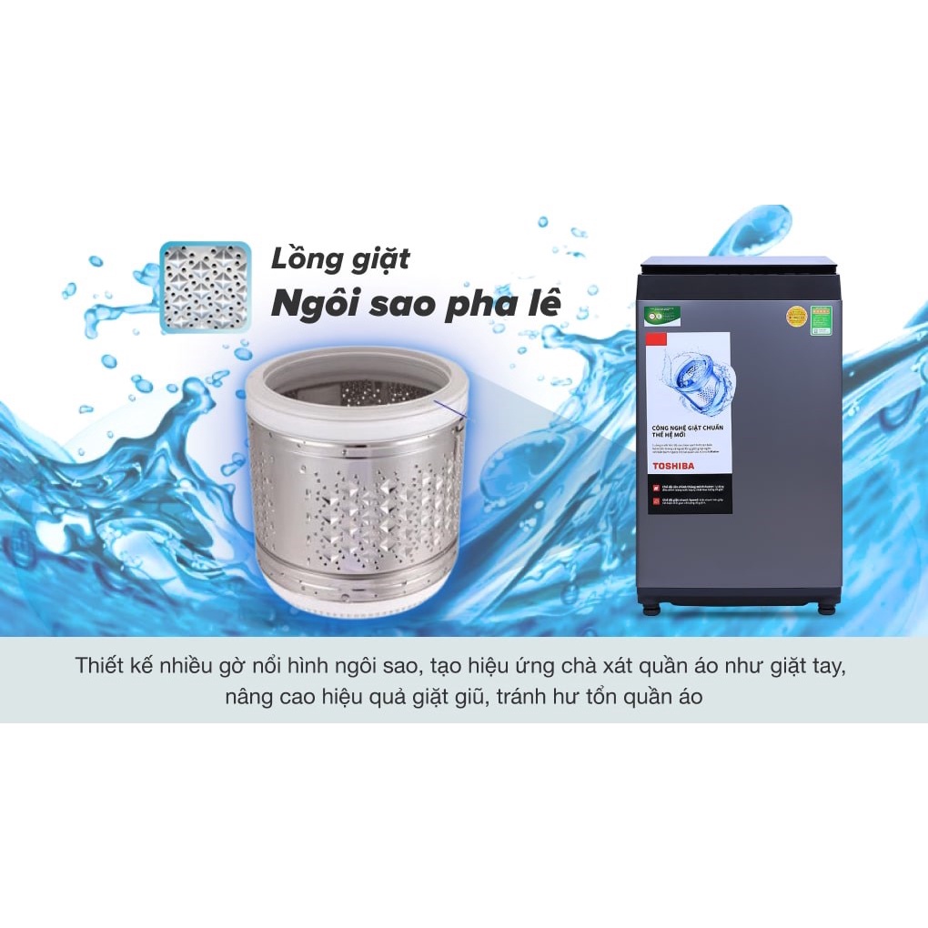 Máy giặt Toshiba 7Kg  AW-L805AV  Mới 2021