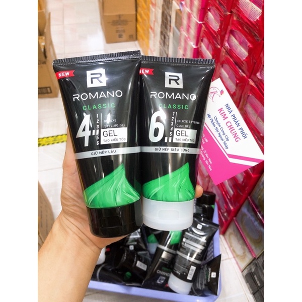 Gel Tạo Kiểu Tóc Romano Classic 150g