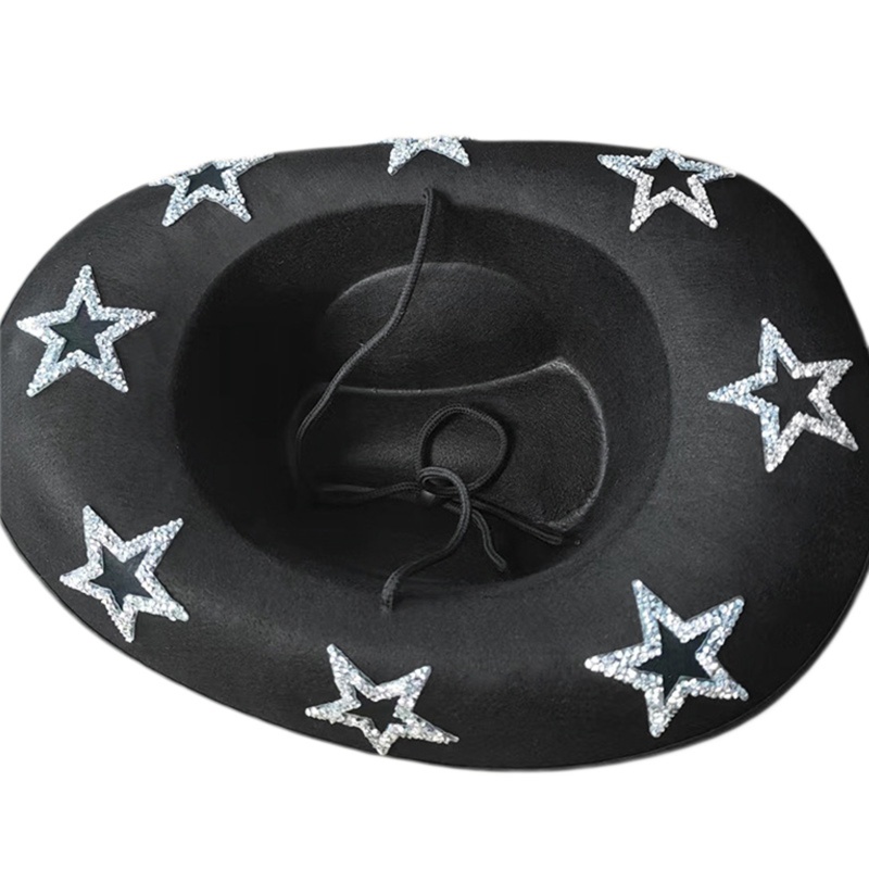 Mũ Cao Bồi Đính Đá Lấp Lánh Cho Nữ