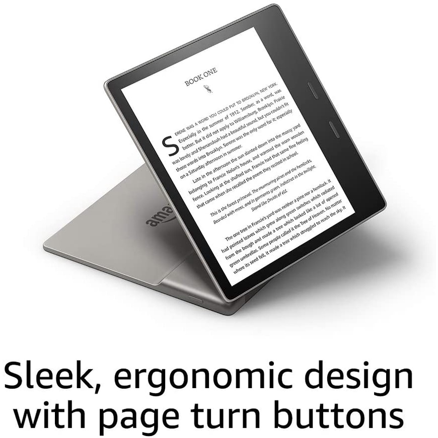 Máy đọc sách Kindle Oasis 3 10th màn hình 7” 300PPI Có đèn vàng warmlight, có phím bấm và chống nước