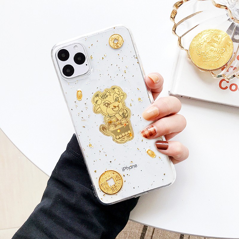 Ốp lưng iphone Tiền vàng trong suốt 3d 6/6plus/6s/6splus/7/7plus/8/8plus/x/xs/11/12/13/14/pro/max/promax/plus/shin/case | BigBuy360 - bigbuy360.vn