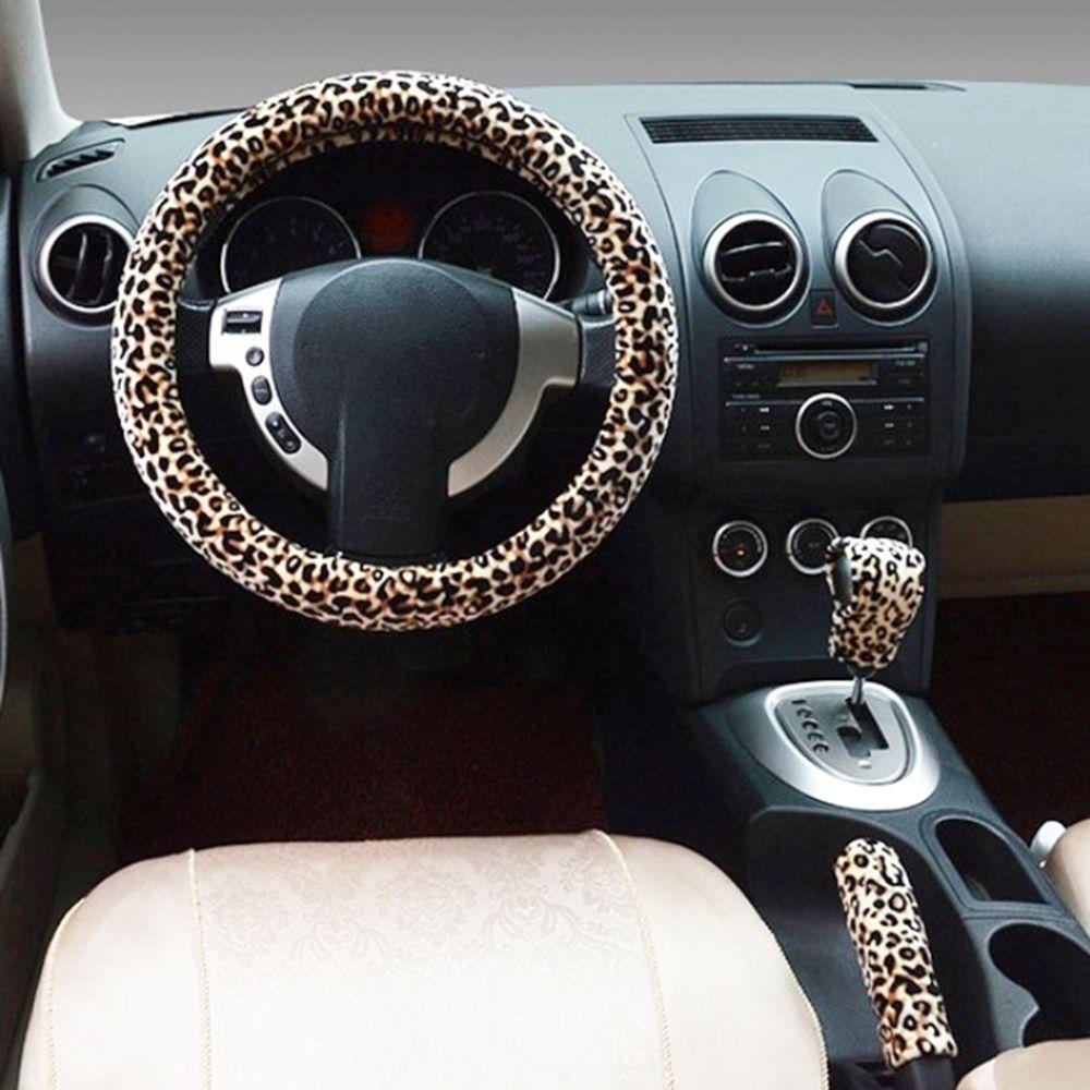 Bộ 3 Vỏ Bọc Vô Lăng Xe Hơi Bằng Lông Nhung Giữ Ấm Mùa Đông