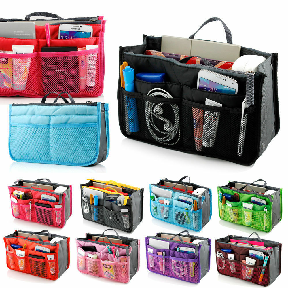 Túi Xách Nylon Nhiều Ngăn Đựng Đồ Trang Điểm Thời Trang Dành Cho Nữ