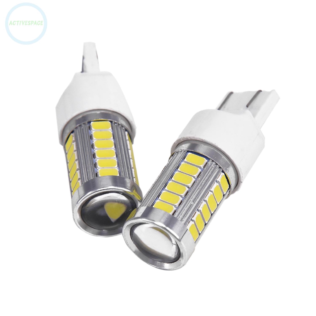 Bộ 2 đèn LED xe hơi màu trắng T20 7443 7440 5630 33SMD 6.6W siêu bền