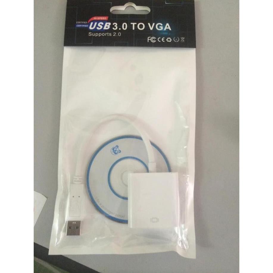 CÁP CHUYỂN USB TO VGA 3.0 ARIGATO ĐẢM BẢO CHẤT LƯỢNG