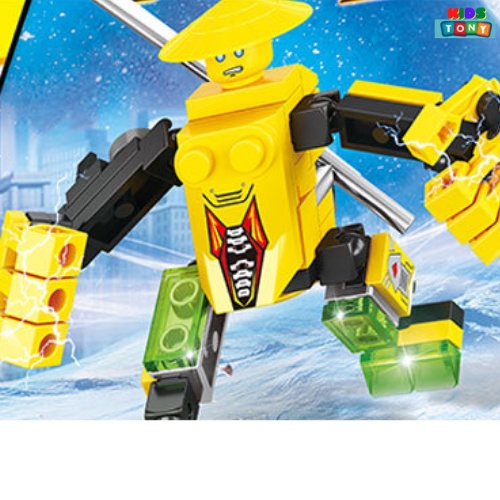 Đồ chơi lắp ráp LEGO Robot Chiến binh, người máy  Wasp Mech và các loại máy bay và xe, Siêu ngầu, Giáo dục sớm