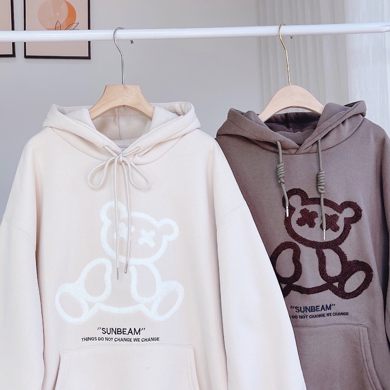 hoodie hình gấu nổi