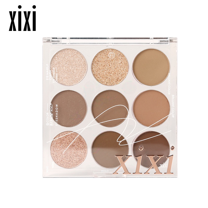 Bảng Phấn Mắt XIXI 9 Màu Lì Chất Lượng Cao