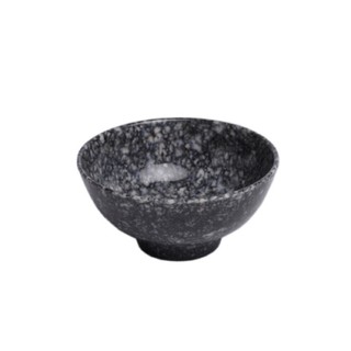 Combo 10 Chén cơm nhựa Melamine cao cấp kiểu vân đá đen