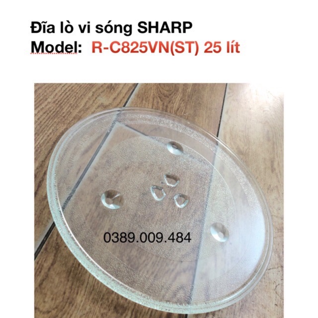 Đĩa lò vi sóng Sharp R-C825VN(ST) 25 lít