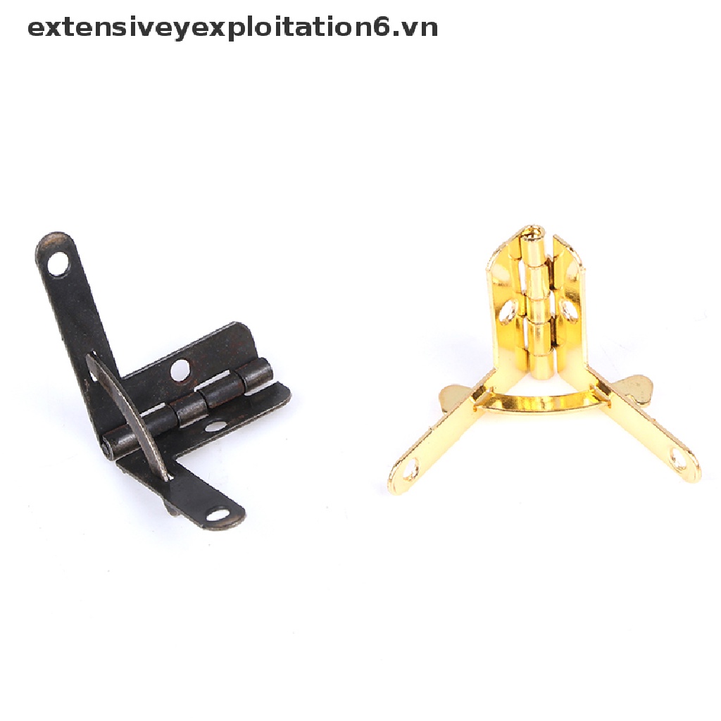 Bộ 10 Cái 90 Cái 90 Cái 90 Cái E6VN / E6VN Chất Lượng Cao° Bản Lề Hộp Gỗ 22 * 28MM Dùng Để Đựng Trang Sức / Rượu Vang Ốp