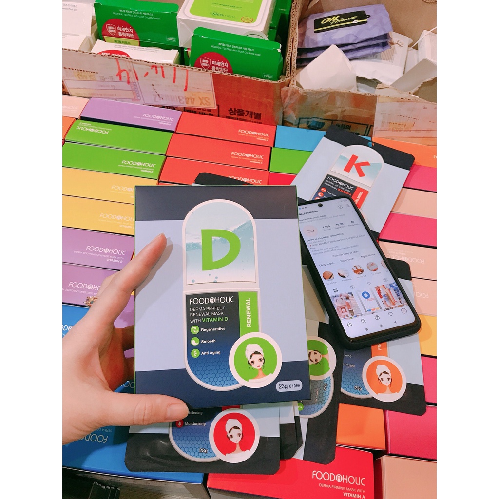 Mặt Nạ Giấy Foodaholic Essential Mask 23g Chăm Sóc Da Toàn Diện