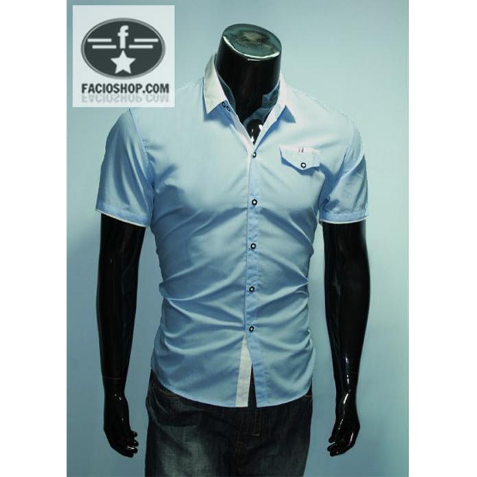 Áo sơ mi nam nữ Facioshop OLTN102